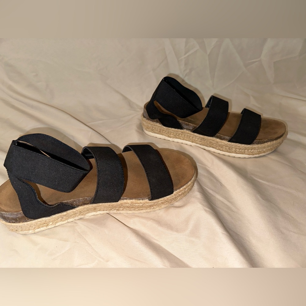 Black Strappy Sandal